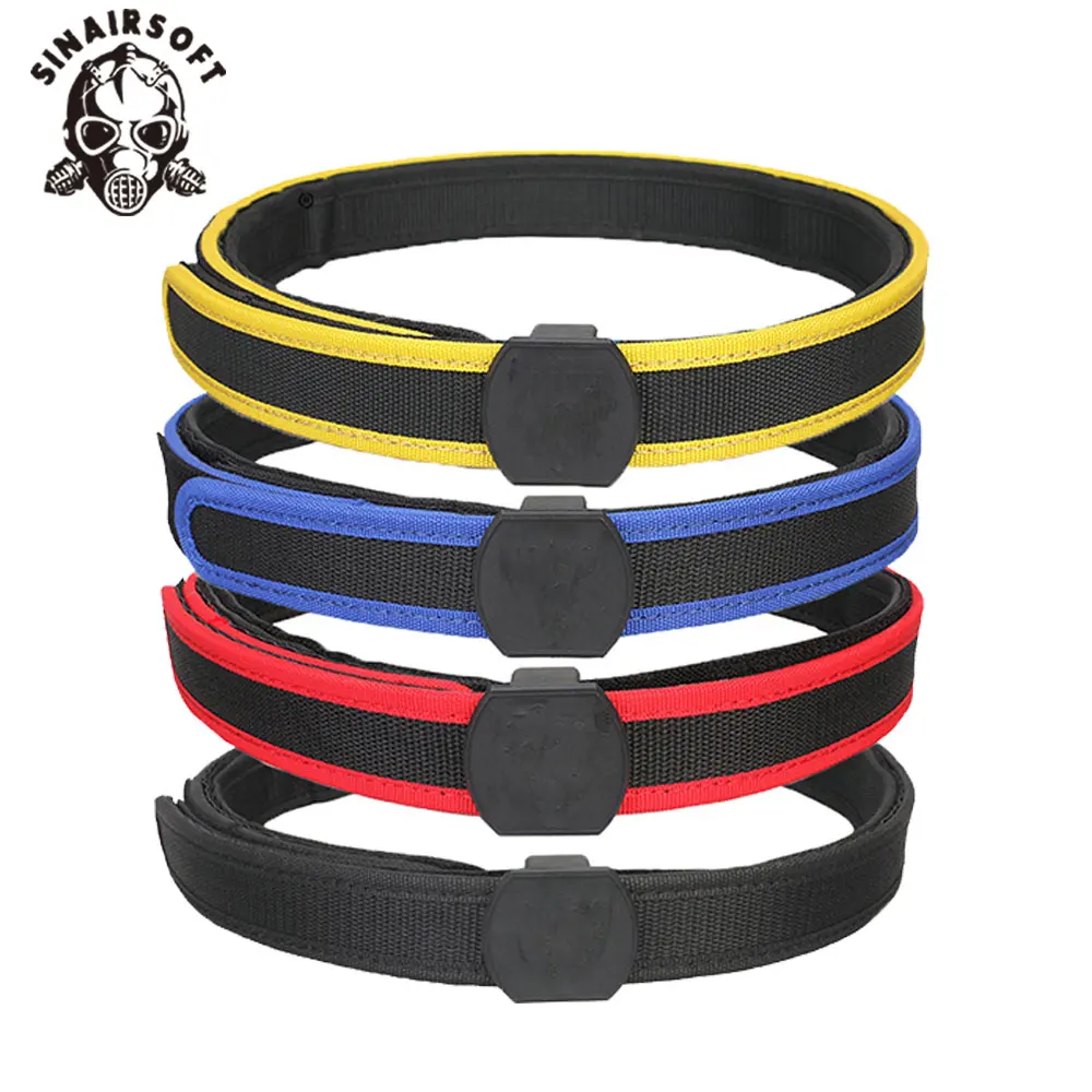 Battle Rope Heavy - Sinairsoft เข็มขัดยุทธวิธี IPSC สำหรับอุปกรณ์การล่าสัตว์กลางแจ้ง, เข็มขัดไนล่อนฝึกทหารเอวหนัก