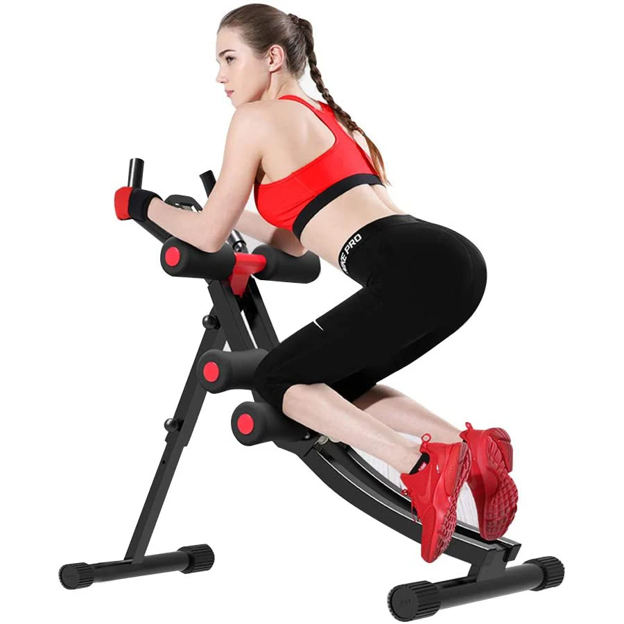 Leg Home Gym Workout - เครื่องฝึกกล้ามเนื้อแกนกลางลำตัวและหน้าท้อง เครื่องออกกำลังกาย AB สำหรับยิมที่บ้าน อุปกรณ์ฝึกความแข็งแรง เครื่องบริหารหน้าท้องแบบพับได้