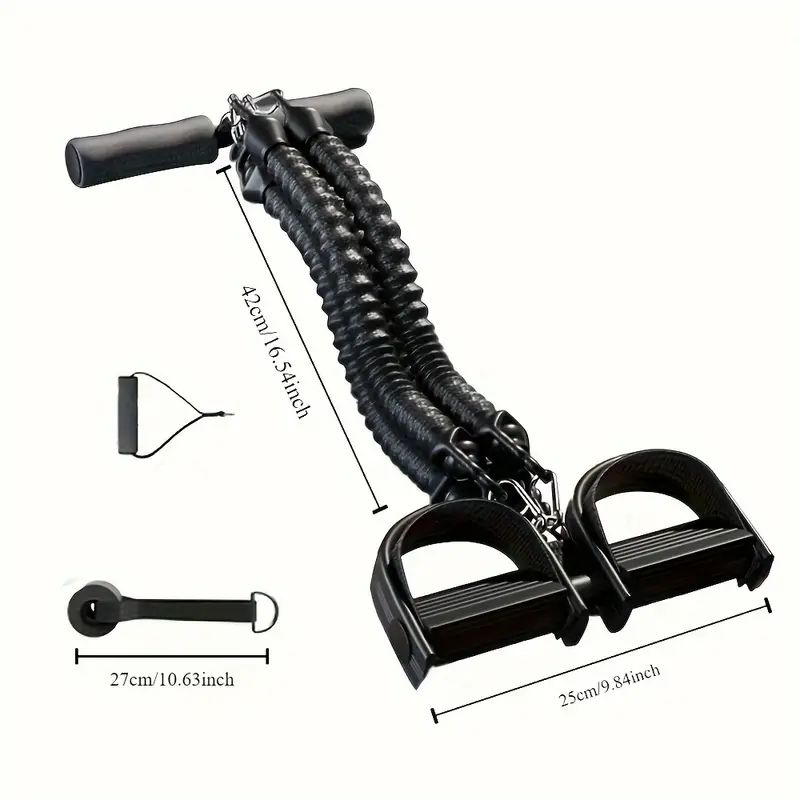 Home Gym Routine - เหยียบความตึงเครียดเชือกดึงออกกําลังกายที่บ้านอเนกประสงค์ออกกําลังกายวงต้านทานผู้ชายอุปกรณ์กีฬายิม