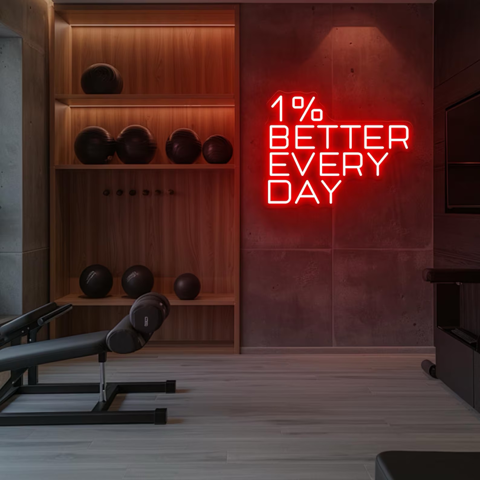 Home Gym Neon Sign - ป้ายไฟนีออน 