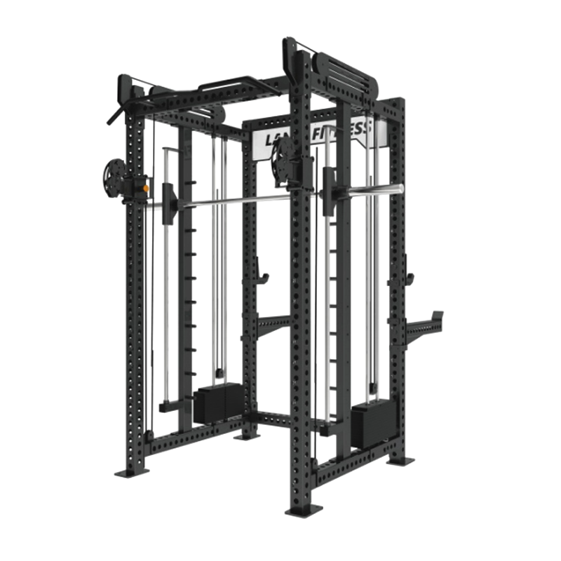 Home Gym Equipment Set - เครื่องออกกำลังกายแบบมัลติฟังก์ชั่น สมิธแมชชีน สำหรับยิมเชิงพาณิชย์ ใช้แผ่นน้ำหนัก