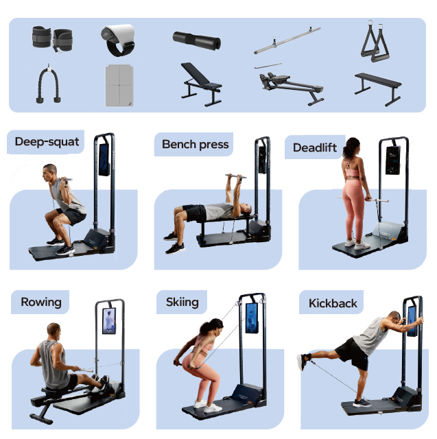 ฟิตเนสอัจฉริยะที่บ้าน อุปกรณ์อ - All In One Gym Home Equipment บทวิจารณ์และราคา