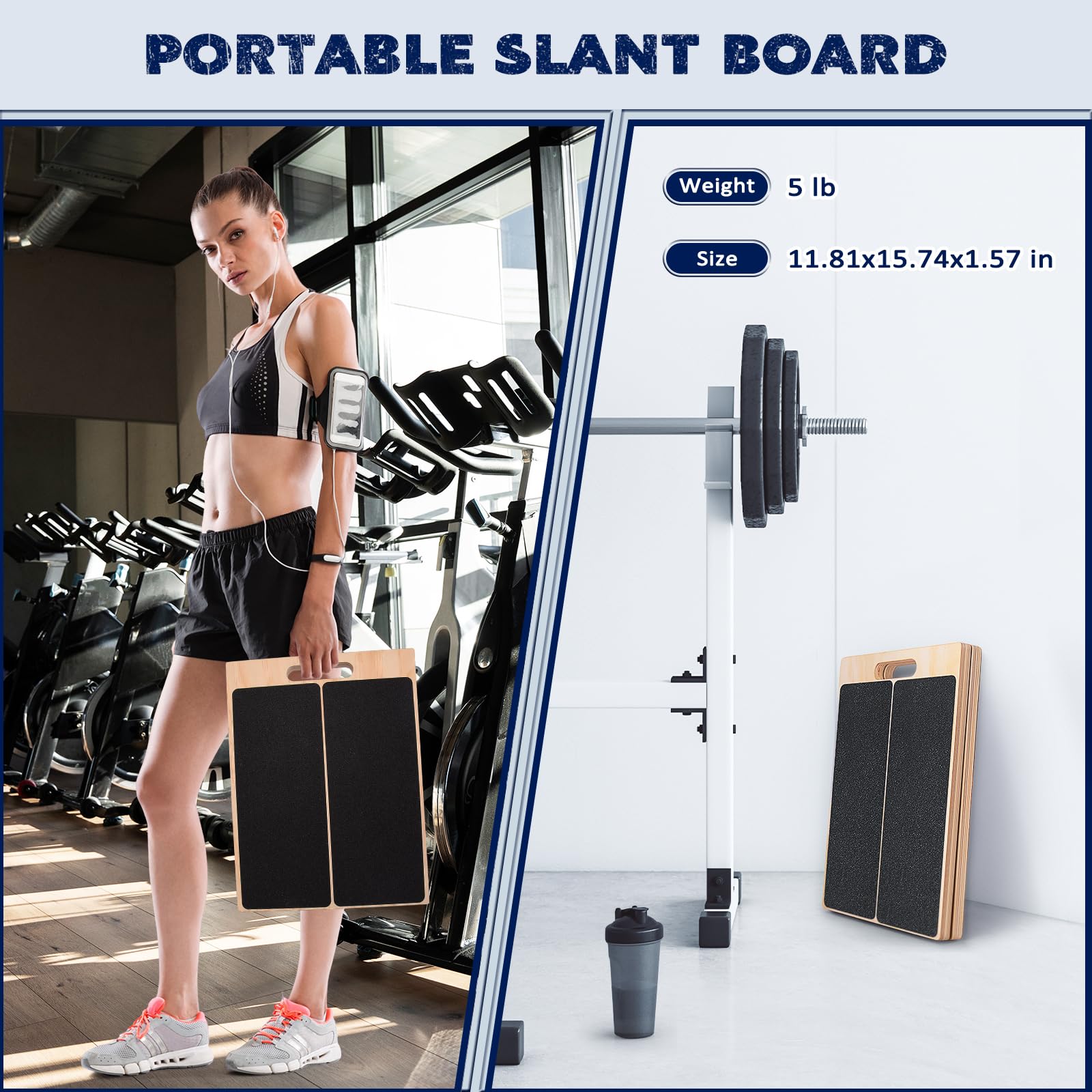 กระดานไม้ปรับระดับได้ 2-in-1 ส - Leg Home Gym Workout บทวิจารณ์และราคา