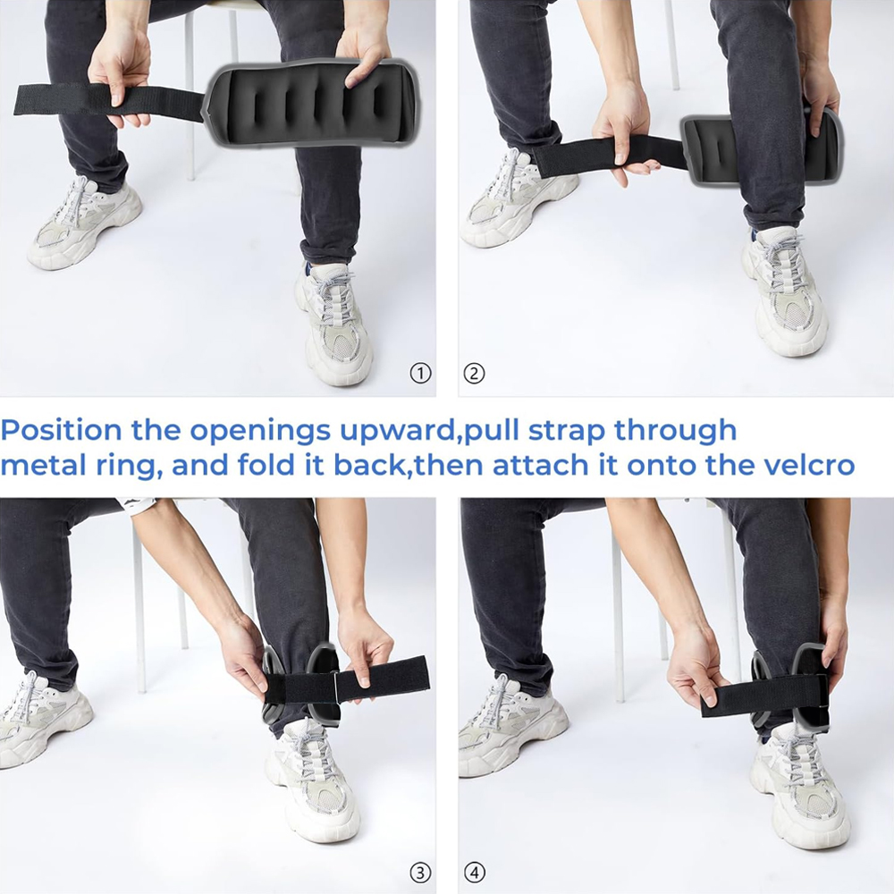 แผ่นถ่วงน้ำหนักข้อเท้าและข้อมื - Leg Home Gym Workout บทวิจารณ์และราคา