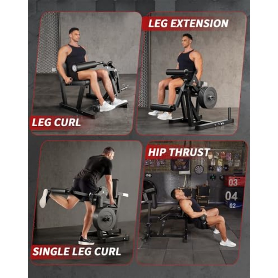 เครื่องบริหารขาแบบยืดและงอสำหร - Leg Home Gym Workout บทวิจารณ์และราคา