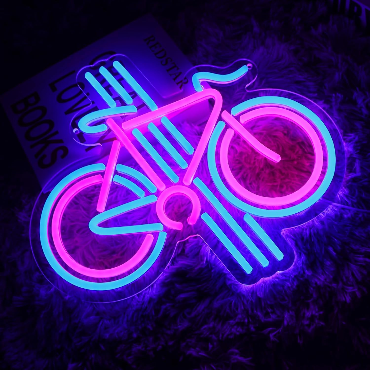 ป้ายไฟนีออนรูปจักรยาน ปรับความ - Home Gym Neon Sign บทวิจารณ์และราคา