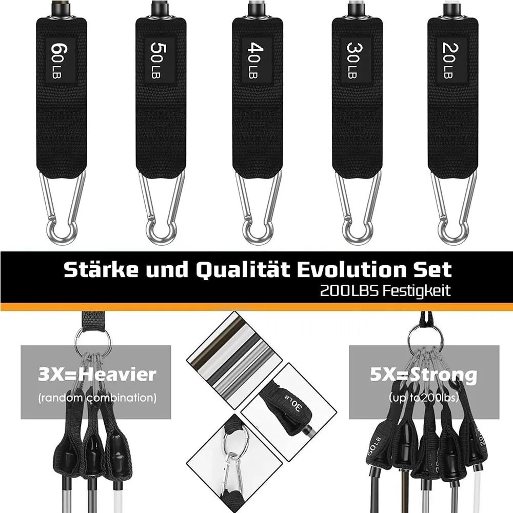 ชุดยางยืดออกกำลังกาย สำหรับผู้ - Home Gym Equipment Set บทวิจารณ์และราคา