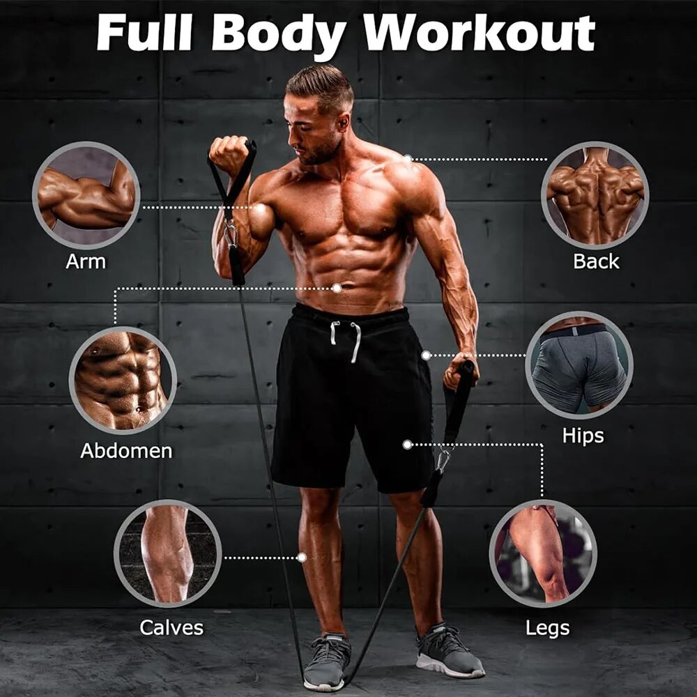 ชุดยางยืดออกกำลังกาย สำหรับผู้ - Home Gym Equipment Set บทวิจารณ์และราคา