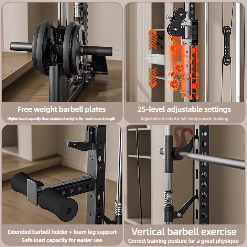 เครื่องสมิธอเนกประสงค์ระดับมือ - All In One Gym Home Equipment บทวิจารณ์และราคา