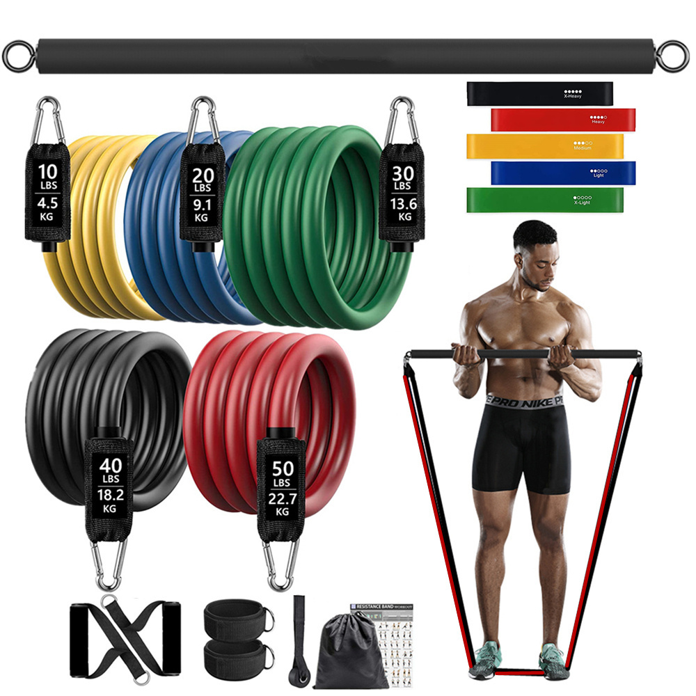 150lb ฟิตเนส Booty ความต้านทาน - Home Gym Equipment Set บทวิจารณ์และราคา